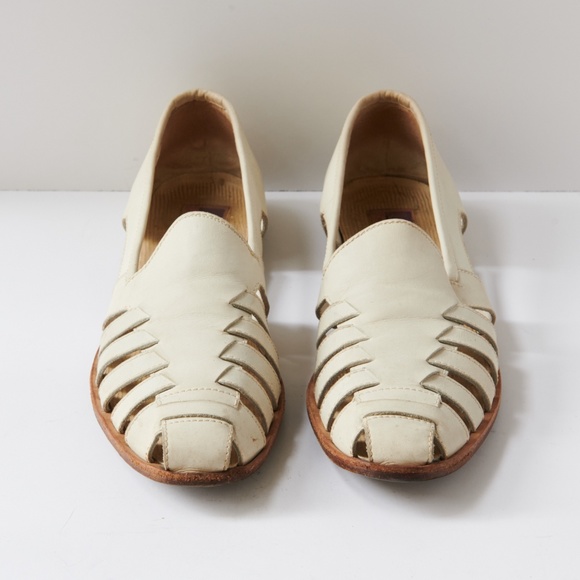 80s - SUSAN BENNIS - WARREN EDWARDS - Loafers - Men\'s - 10 - Wht - Leather main image 5